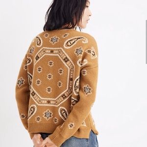 Madewell bandanna sweater
